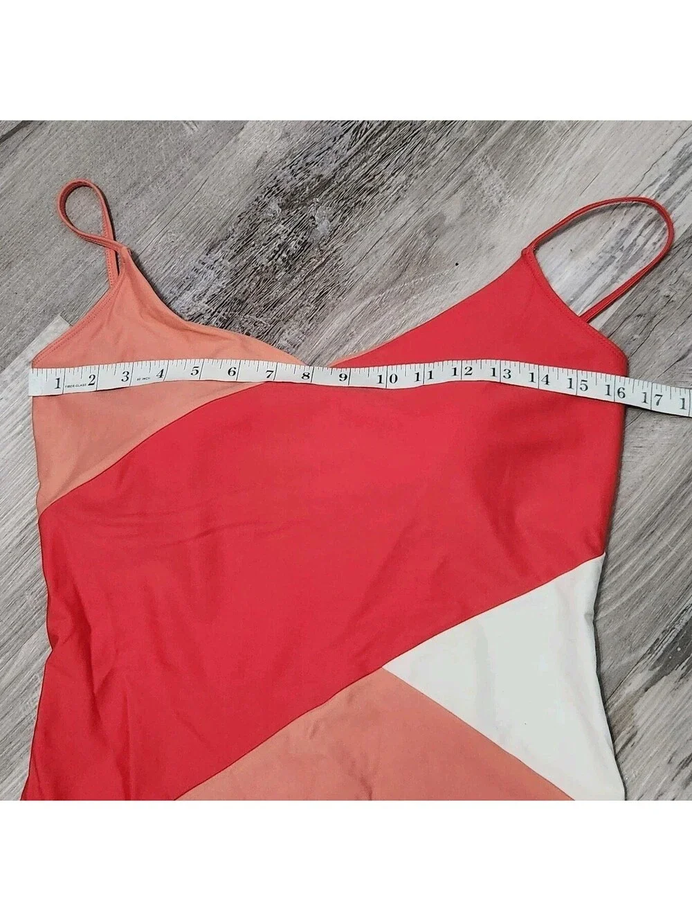 Summer salt Swimsuit Sz 12 Made In Sri Lanka Pink V Neck One Piece
